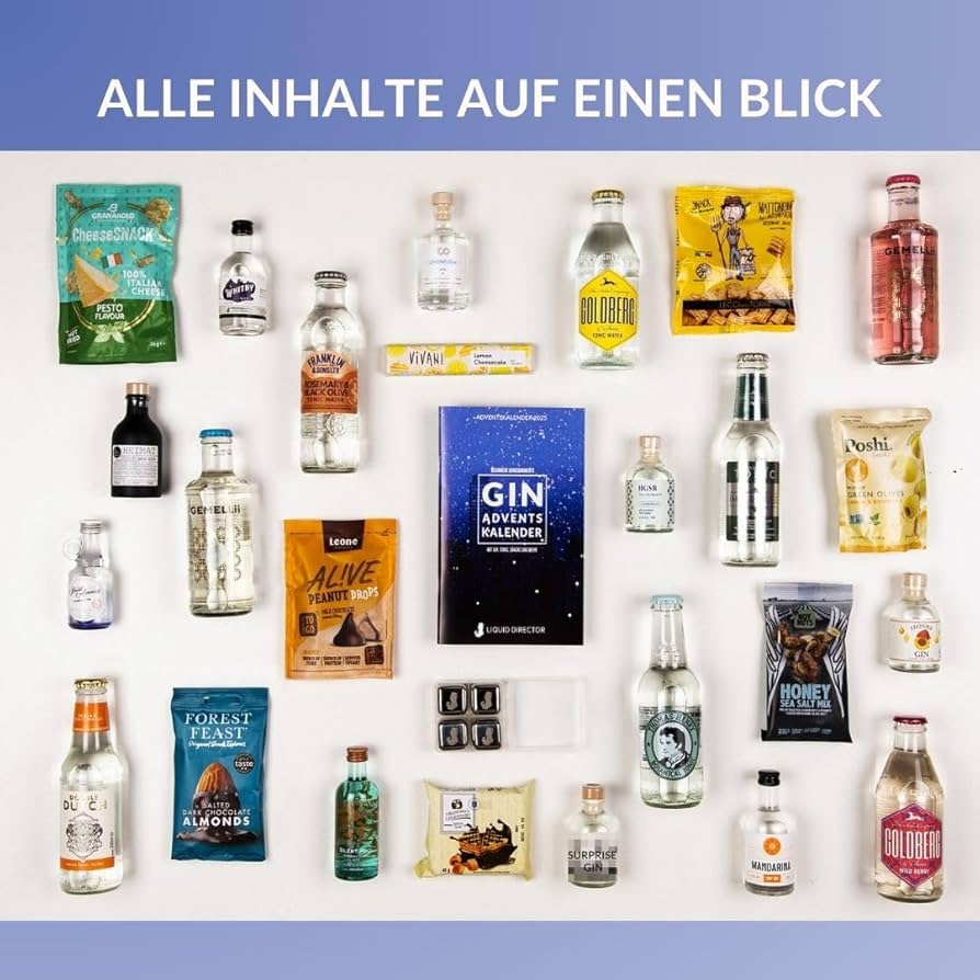 Gin Adventskalender 2025 von LIQUID DIRECTOR