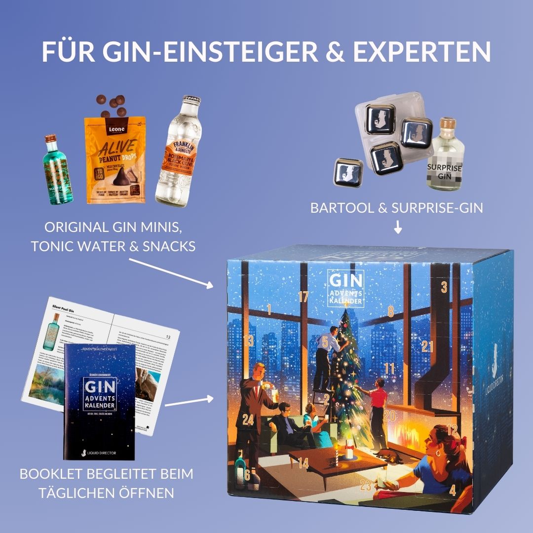 Gin Adventskalender 2025 von LIQUID DIRECTOR